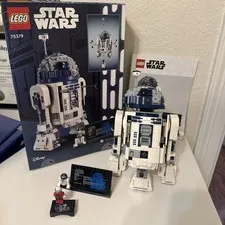 LEGO Star Wars R2-D2 Brick Built Droid Figure, Collectible Star Wars 