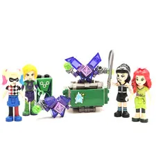 Lego DC Super Hero Girls Minifigure Lot Poison Ivy Lashina Lena Luthor Harley
