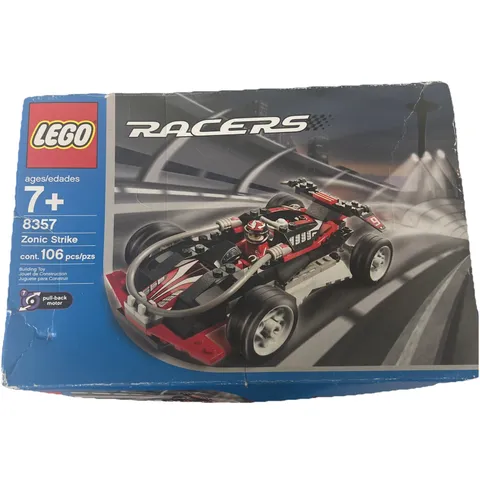 Vintage LEGO Racers set 8357 - Zonic Strike; 100% complete w manual and box New