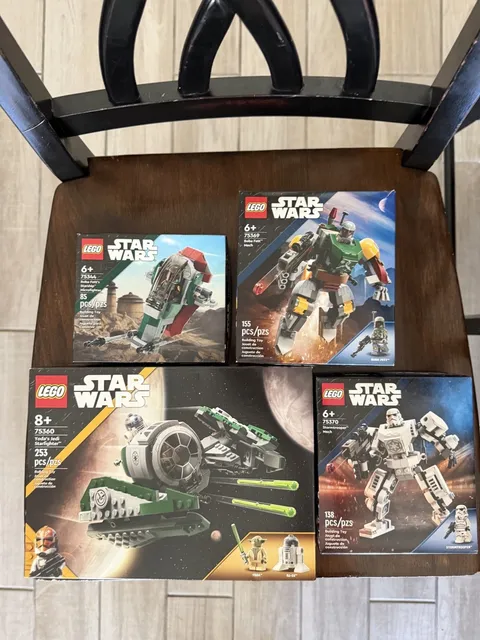 LEGO Star Wars 4 set bundle (75360, 75369, 75370, 75344) all NEW & SEALED
