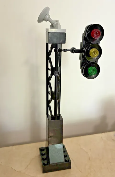 Lego Train Track Signal Accessories Traffic Lights Town Rules Cargo Metroliner