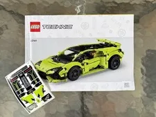 LEGO 42161 Lamborghini Huracán Tecnica Stickers & Building Instructions ONLY