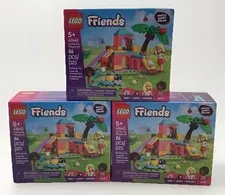 LEGO Friends Guinea Pig Playground (42640) Ages 5+ 86 Pcs LOT OF 3