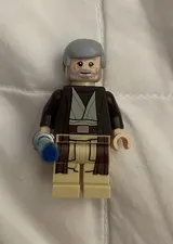 LEGO Star Wars Obi-Wan Kenobi sw0552 w/ Blue Lightsaber 75052 Genuine LEGO