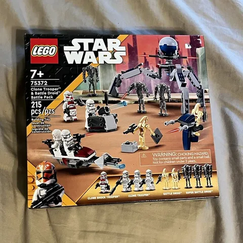 LEGO Star Wars 75372 Clone Trooper & Battle Droid Battle Pack 215pcs 7+ Box