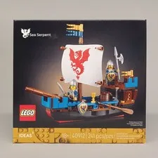 New LEGO Ideas: Sea Serpent (40912) - Castle, Black Knight, Dragon - Sealed