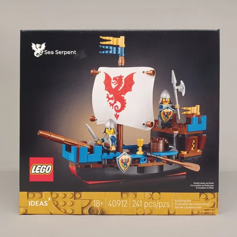 New LEGO Ideas: Sea Serpent (40912) - Castle, Black Knight, Dragon - Sealed