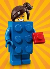 LEGO Series 18 BRICK SUIT GIRL Minifigure (#03/17) - Bagged 71021
