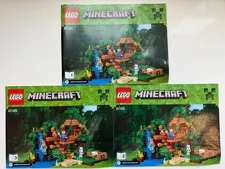 LEGO 21125 The Jungle Tree House Instruction Manual Book Only Minecraft Replacem