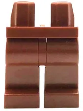 Lego 71037 Brown Astronaut Minifig LEGS Reddish Brown Plain Part 970c00 D571