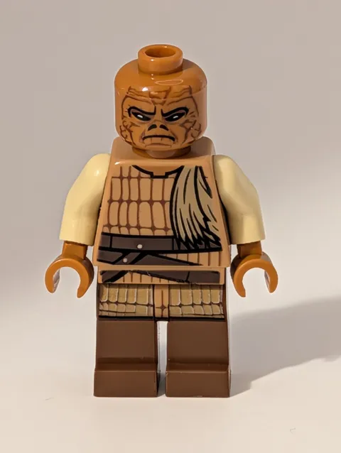 Weequay Skiff Guard Genuine LEGO Star Wars Minifigure SW0821 Rintel Aren 75174