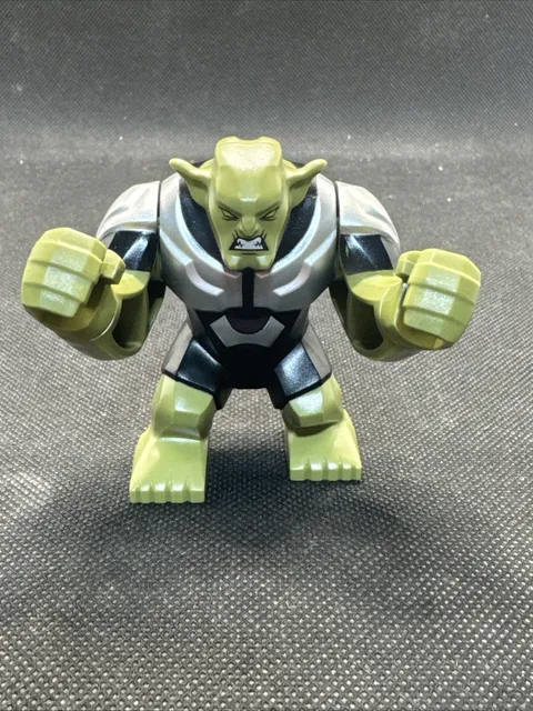 Lego Minifigure sh0102 Green Goblin Olive Green Skin Large Figure