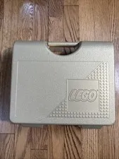 LEGO Metallic Gold Carrying Case Storage Box Container 1997