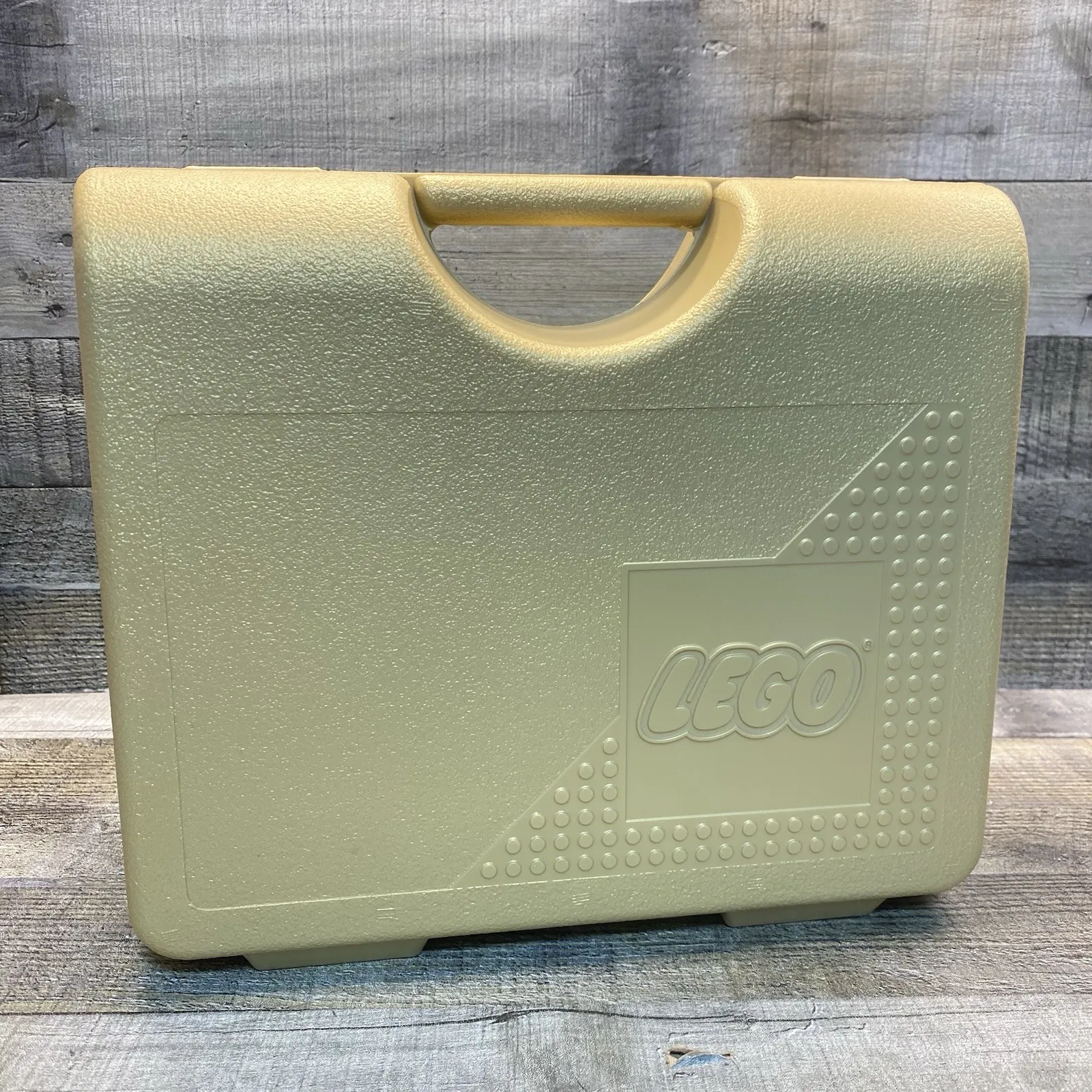 LEGO Metallic Gold Carrying Case Storage Box Container 1997