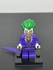 Lego Batman Movie Super Heroes The Joker Minifigure Long Coattails sh0354 sh0353