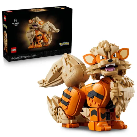 LEGO Pokémon Arcanine - Building Set for Adults, Ages 18+ - Collectible Figure f