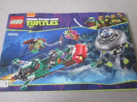 Lego Building Instructions Instruction Teenage 79120 -1 Mutant Ninja Turtles