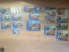 LEGO City Instruction Manuals Lot Of 18 60004 4440 60129 60129 60003 60058 MORE