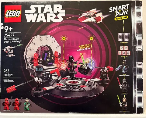 Lego Star Wars Reactive Smart Brick Throne Room Duel & A-Wing 75427 New