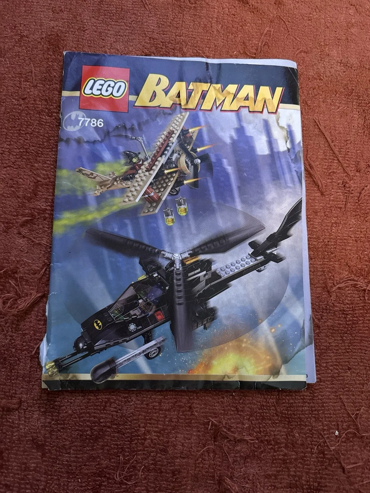 LEGO Batman 7786 The Batcopter Instruction Manual Booklet 2008 English
