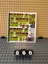Genuine New LEGO Sticker Sheet 76956 Jurassic Park T-Rex Breakout- damaged******