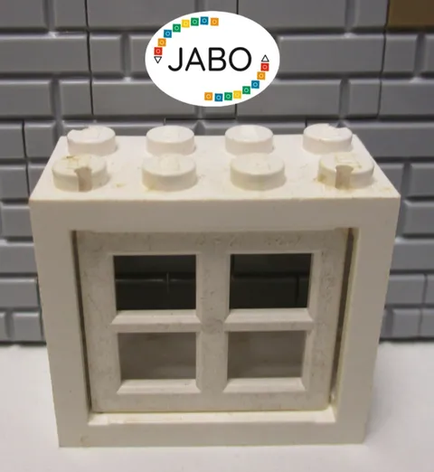 (A7/6) LEGO 4132c04 Window 2x4x3 White 4133 Grille White 10182 Cafe Corner