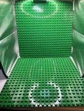 2- Lego DUPLO Large Green Base Plate 24 x 24 dot Studs (15" x 15") Rounded