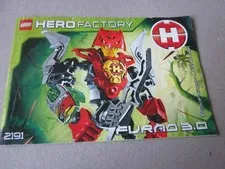 Lego 2191 Hero Factory Furno 3.0 Building Instructions Instruction  