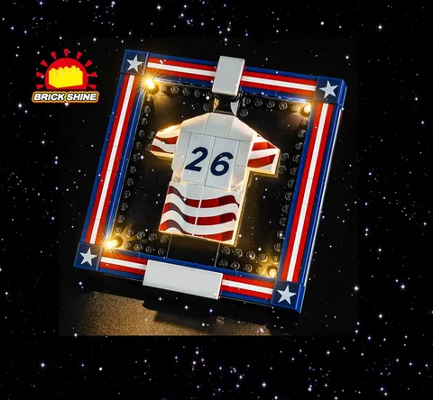 Brick Shine -GC Light kit for Lego 2026 U.S. Soccer National Team Jersey 43033