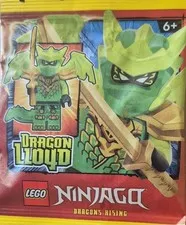 NEW SEALED LEGO Ninjago L0002201 Dragon Lloyd minifigure njo1029 Paper Bag