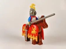 LEGO cas195 Breastplate Knight Minifigure - Castle/Lion Knights GOOD CONDITION!