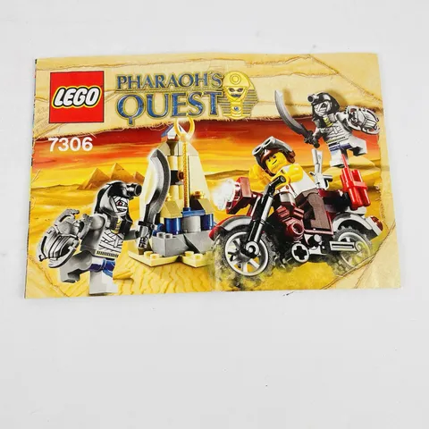 Lego Pharaoh’s Quest 7306 Golden Staff Guardians Instruction Manual Only 2011