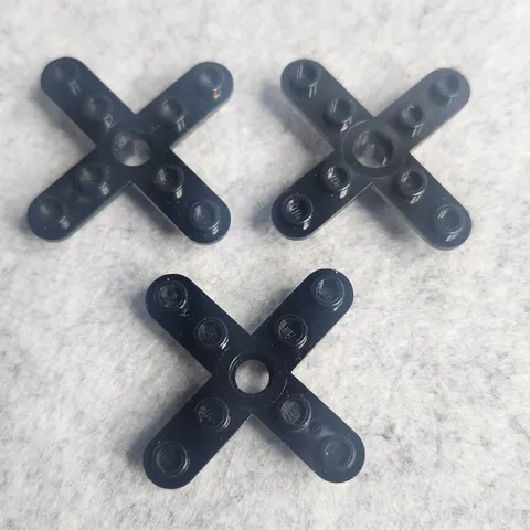 LEGO 2479 Propeller 4 Blade 5 Diameter with Rounded Ends and Open Hub Black x3