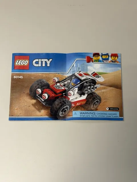 Lego City Buggy Car #60145 Instruction Manual Booklet Only