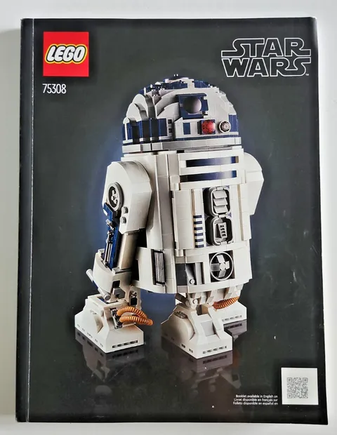 Lego Instructions Only Star Wars Sculptures 75308 R2-D2, Manual Booklet Book