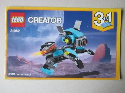 Lego Creator Building Instructions Instruction 31062, 3 in 1