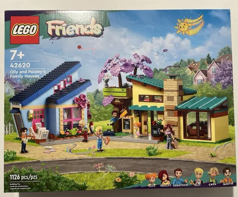 LEGO Friends 42620 Olly & Paisley's Family Houses 1126pc Building Set 7+ (NEW)