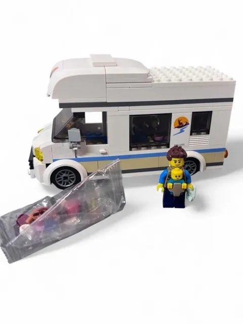 LEGO City 60283 Holiday Camper Van No Box Comes as shown