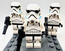 LEGO Star Wars Imperial Stormtrooper Minifigure Lot x3 Blasters Genuine LEGO