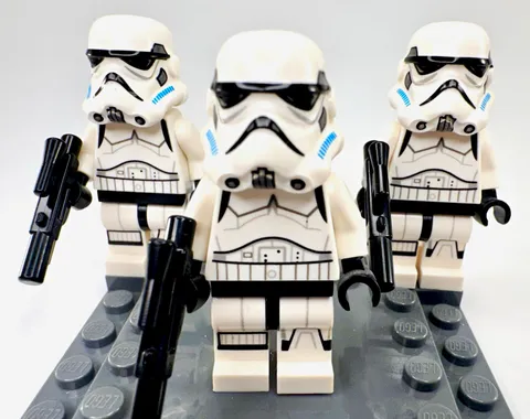 LEGO Star Wars Imperial Stormtrooper Minifigure Lot x3 Blasters Genuine LEGO