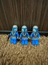Lego Death Watch Mandalorian Warrior Minifigure Lot of 3 sw0296 USED