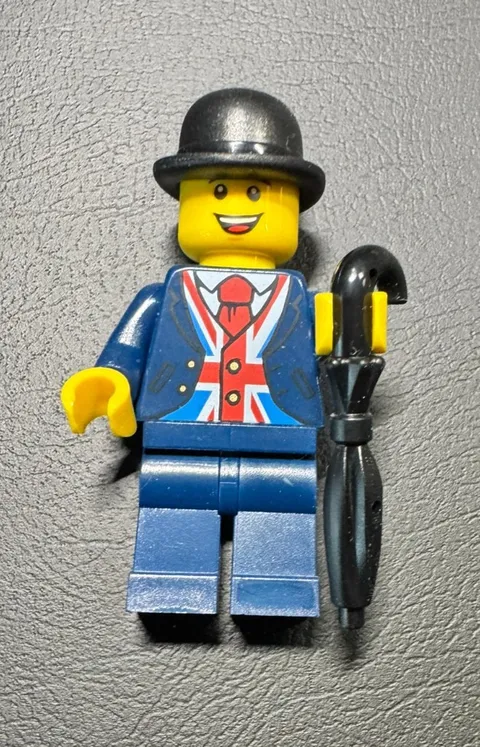 LEGO Lester Minifigure London Leicester Square UK Exclusive Union Jack