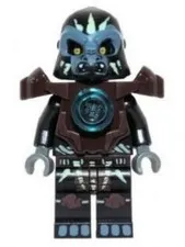 LEGO® Minifigure LEGENDS OF CHIMA loc035 Gorzan Dark Brown Heavy Armor