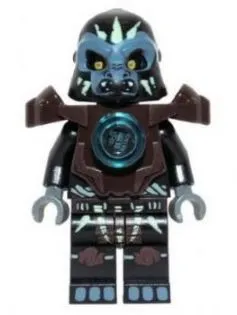 LEGO® Minifigure LEGENDS OF CHIMA loc035 Gorzan Dark Brown Heavy Armor