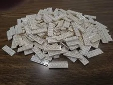 LEGO Qty 241 - White Plate 2 x 6 3795 MOC BULK LOT