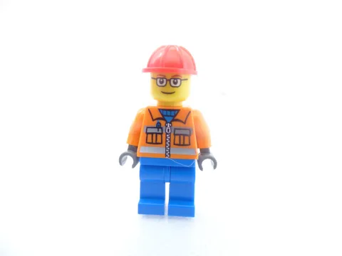 Construction Worker LEGO Minifigure Lot City 3179 7633