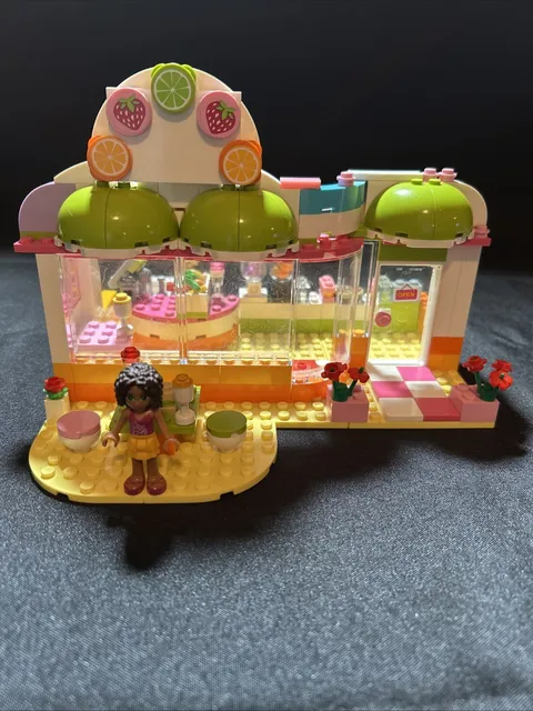 LEGO Friends Heartlake Juice Bar (set 41035) Assembled No Box No Instructions