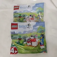 Lot Of 2 Polybag Lego 30687 BLUEY TEA PARTY 33 Pieces NEW Unopened BBC Figure C