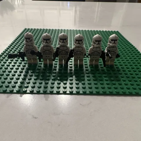 LEGO Star Wars Clone Trooper Minifigure Lot, Plastic, Age 6+