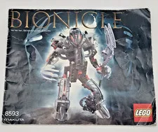 Lego Bionicle MAKUTA 8593 instruction manual book ONLY 2003
